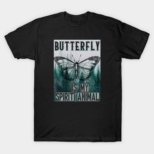 Butterfly art T-Shirt by samsamteez